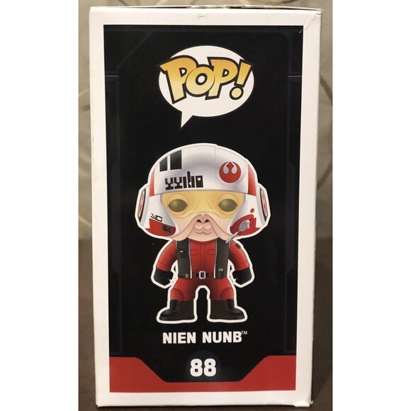 Funko Pop! Star Wars: Nien Nunb #88 GameStop Exclusive Vinyl Figure Bobblehead - Picture 3 of 12